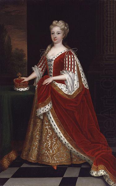 Sir Godfrey Kneller Portrait of Caroline Wilhelmina of Brandenburg china oil painting image